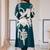 Women Floral Printed Regular Sequinned Kurta with Salwar