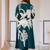 Floral Printed Sequinned A-Line Kurta With Salwar