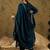 Ethnic Embroidered Thread Work Round Neck Silk Blend Kurta with Trouser & Dupatta