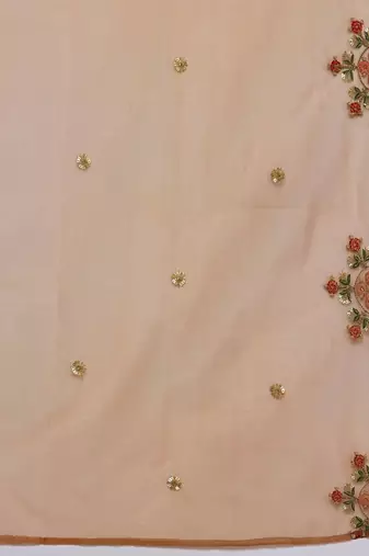Women Floral Embroidered Regular Thread Work Kurta with Trousers & With Dupatta