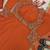orange embroidery georgette full stitched anarkali suit 