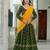 MEHENDI VICHITRA SILK PARTY WEAR EMBROIDERY ANARKALI LEHENGA CHOLI