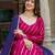 PINK VICHITRA SILK PARTY WEAR EMBROIDERY ANARKALI LEHENGA CHOLI