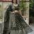 MEHENDI VICHITRA SILK PARTY WEAR EMBROIDERY ANARKALI LEHENGA CHOLI