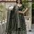 MEHENDI VICHITRA SILK PARTY WEAR EMBROIDERY ANARKALI LEHENGA CHOLI