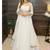 white embroidery georgette full stitched anarkali suit 