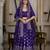 PURPLE VICHITRA SILK PARTY WEAR EMBROIDERY ANARKALI LEHENGA CHOLI