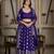 PURPLE VICHITRA SILK PARTY WEAR EMBROIDERY ANARKALI LEHENGA CHOLI
