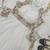 white embroidery georgette full stitched anarkali suit 