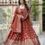 ORANGE VICHITRA SILK PARTY WEAR EMBROIDERY ANARKALI LEHENGA CHOLI