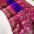 purple color zari weaves contrast pallu and designer chaap border dual tone silk blend saree