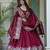 MAROON VICHITRA SILK PARTY WEAR EMBROIDERY ANARKALI LEHENGA CHOLI