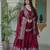 MAROON VICHITRA SILK PARTY WEAR EMBROIDERY ANARKALI LEHENGA CHOLI