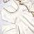 white color thread and sequin embroidery work with gpo lace border cotton gown set