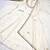 white color thread and sequin embroidery work with gpo lace border cotton gown set