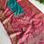 teal color zari weaves contrast pallu and designer chaap border dual tone silk blend saree
