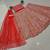 Red 9mm Sequin and Zari Embroidered Faux Georgette Indian Wedding Lehenga Choli