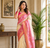 white color zari weaves contrast pallu and designer chaap border dual tone silk blend saree