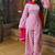 pink print cotton full stitched farshi salwar