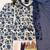 blue print cotton full stitched farshi salwar