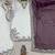 wine color embroidery and sequin work cotton kurti palazzo set