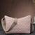   pastel pink polyester quilted sling bag