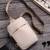   ivory polyester solid crossbody bag