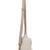   ivory polyester solid crossbody bag