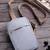   dusty blue polyester solid crossbody bag