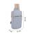   dusty blue polyester solid crossbody bag