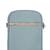   dusty blue polyester solid sling bag