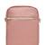   dusty rose pink polyester solid sling bag