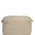   taupe polyester diamond quilted sling bag
