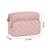   baby pink polyester diamond quilted sling bag