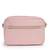   baby pink polyester diamond quilted sling bag