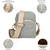   olive green polyester teardrop quilted sling bag
