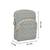   olive green polyester teardrop quilted sling bag