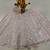 Baby Pink 9mm Sequin and Zari Embroidered Faux Georgette Indian Wedding Lehenga Choli
