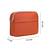   burnt orange polyester solid sling bag