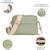   sage green polyester solid sling bag