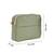   sage green polyester solid sling bag
