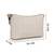   ivory white polyester geometric sling bag