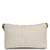   ivory white polyester geometric sling bag