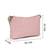   baby pink polyester geometric sling bag