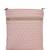   baby pink polyester teardrop quilted sling bag