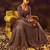 Wine 9mm Sequin and Zari Embroidered Faux Georgette Indian Wedding Lehenga Choli