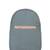   dusty blue polyester quilted sling bag