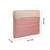   dusty pink polyester colour blocked laptop sleeve (upto 16")