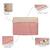   dusty pink polyester colour blocked laptop sleeve (upto 14")