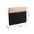   black & beige polyester colour blocked laptop sleeve (upto 14")